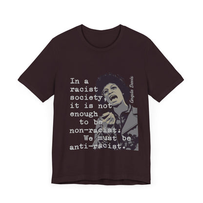 Afrocentric Quote T-Shirt | Black Empowerment Tee | Angela Davis Quote | Social Justice & Black Pride Apparel Soft style T