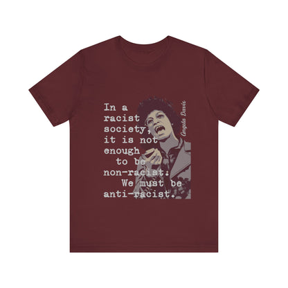 Afrocentric Quote T-Shirt | Black Empowerment Tee | Angela Davis Quote | Social Justice & Black Pride Apparel Soft style T