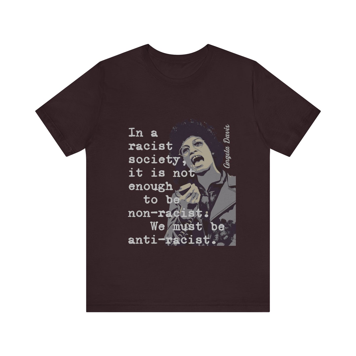 Afrocentric Quote T-Shirt | Black Empowerment Tee | Angela Davis Quote | Social Justice & Black Pride Apparel Soft style T