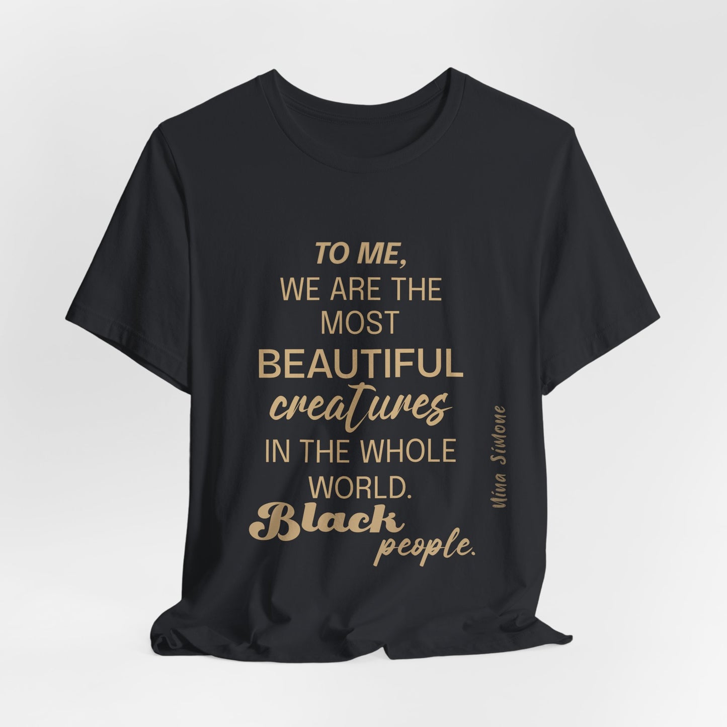 Afrocentric Quote T-Shirt | Black Empowerment Tee | Nina Simone Quote | Social Justice & Black Pride Apparel Soft style T