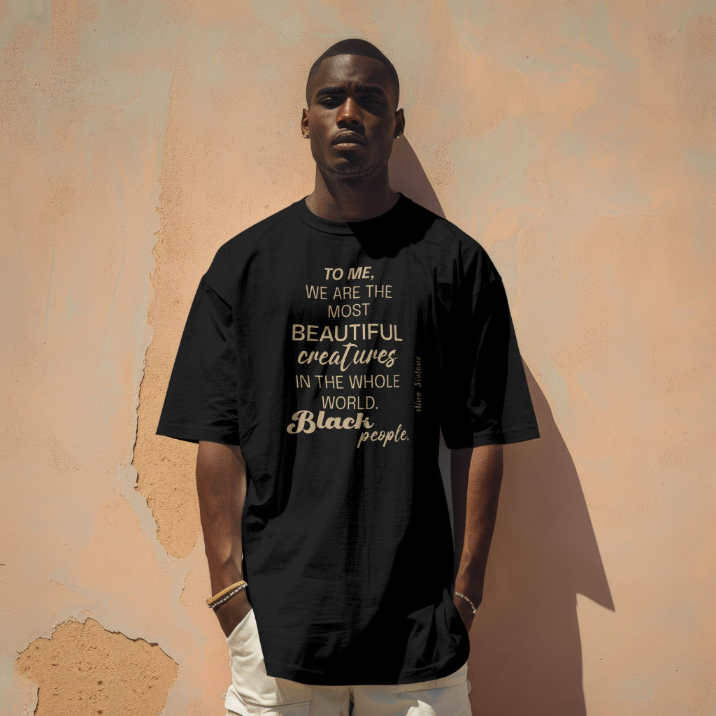 Afrocentric Quote T-Shirt | Black Empowerment Tee | Nina Simone Quote | Social Justice & Black Pride Apparel Soft style T