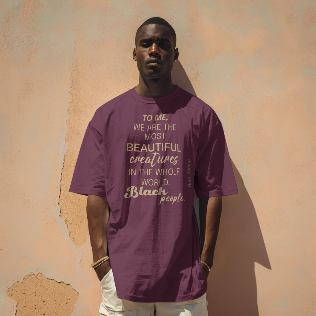 Afrocentric Quote T-Shirt | Black Empowerment Tee | Nina Simone Quote | Social Justice & Black Pride Apparel Soft style T