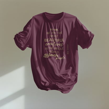 Afrocentric Quote T-Shirt | Black Empowerment Tee | Nina Simone Quote | Social Justice & Black Pride Apparel Soft style T