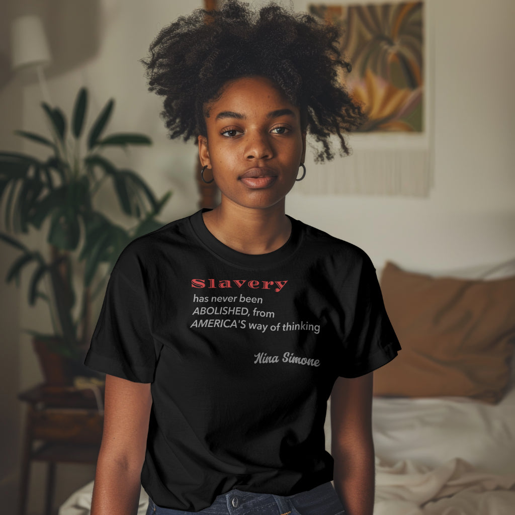 Afrocentric Quote T-Shirt | Black Empowerment Tee | Nina Simone Quote | Social Justice & Black Pride Apparel Soft style T