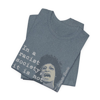 Afrocentric Quote T-Shirt | Black Empowerment Tee | Angela Davis Quote | Social Justice & Black Pride Apparel Soft style T