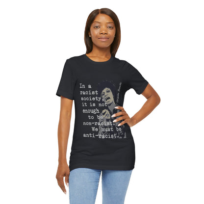 Afrocentric Quote T-Shirt | Black Empowerment Tee | Angela Davis Quote | Social Justice & Black Pride Apparel Soft style T