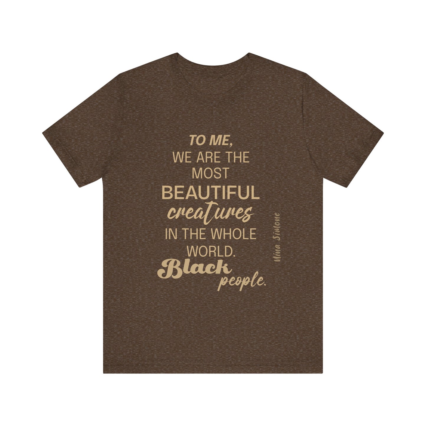 Afrocentric Quote T-Shirt | Black Empowerment Tee | Nina Simone Quote | Social Justice & Black Pride Apparel Soft style T