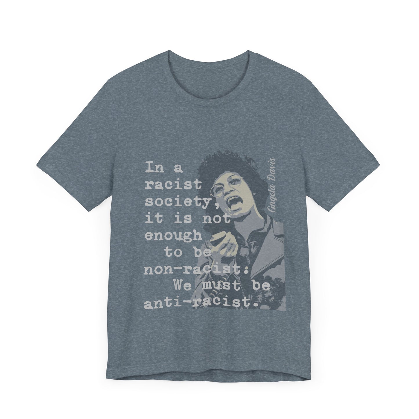 Afrocentric Quote T-Shirt | Black Empowerment Tee | Angela Davis Quote | Social Justice & Black Pride Apparel Soft style T