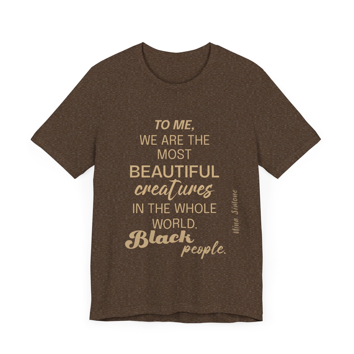 Afrocentric Quote T-Shirt | Black Empowerment Tee | Nina Simone Quote | Social Justice & Black Pride Apparel Soft style T