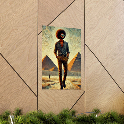 Impresium Style  Print Poster Afros in Egypt