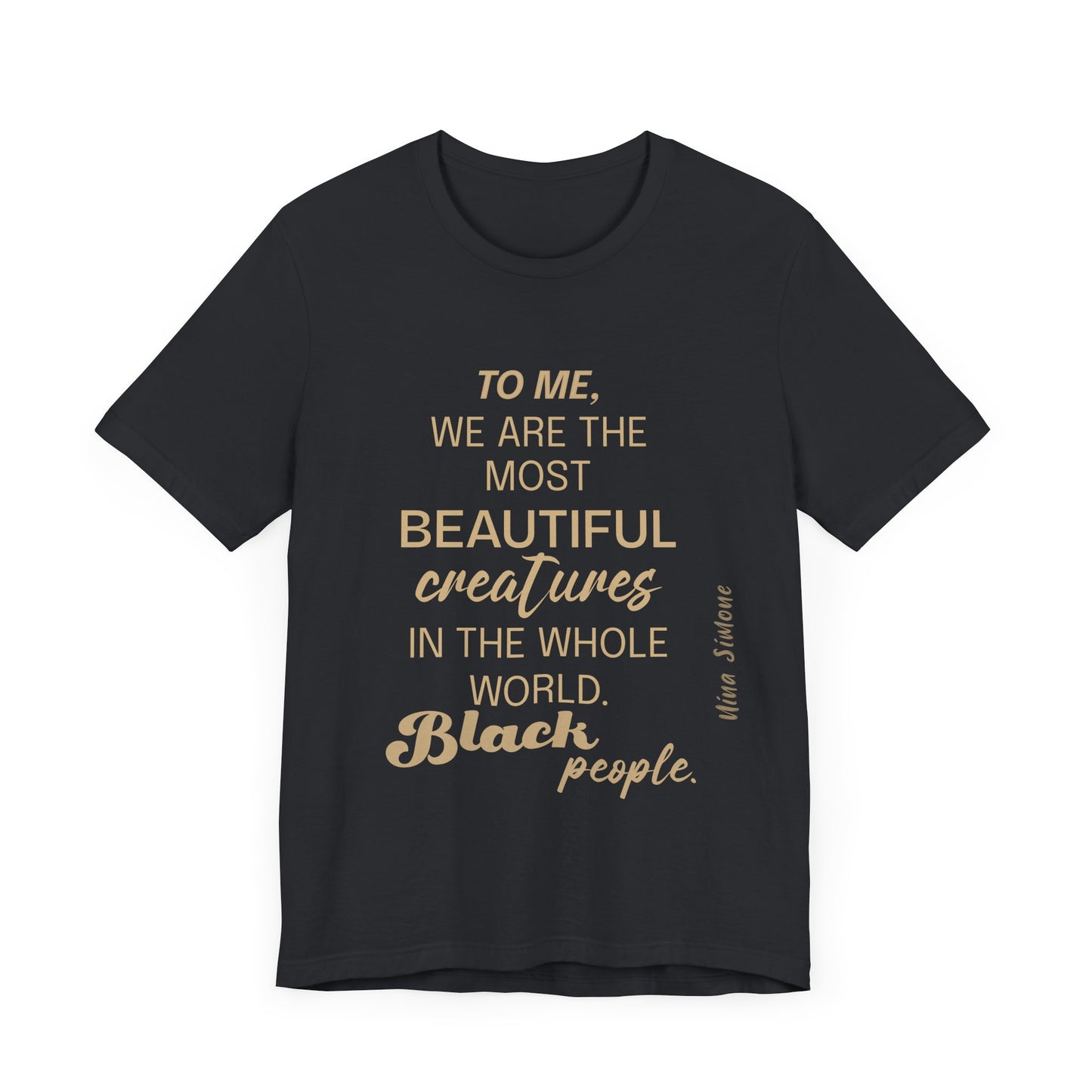 Afrocentric Quote T-Shirt | Black Empowerment Tee | Nina Simone Quote | Social Justice & Black Pride Apparel Soft style T