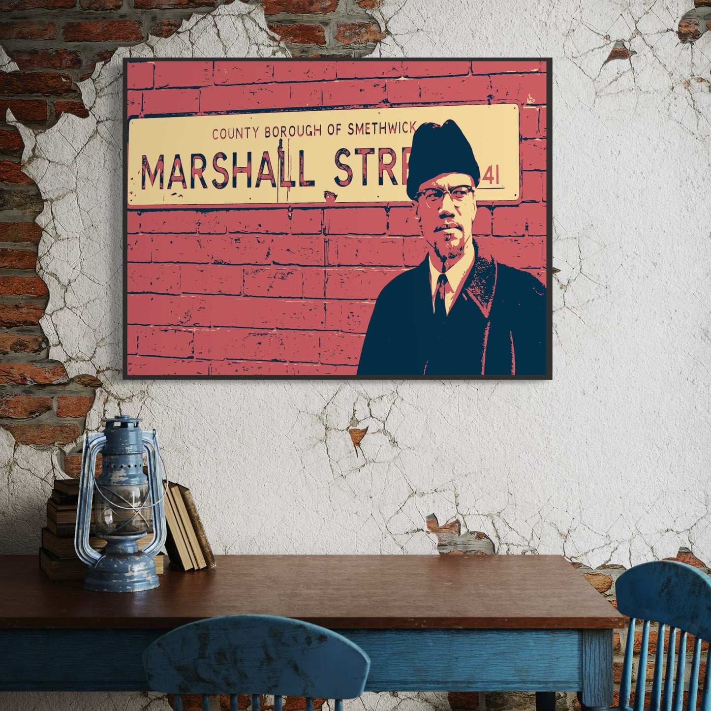 Malcolm on Marshall Street Digital Print