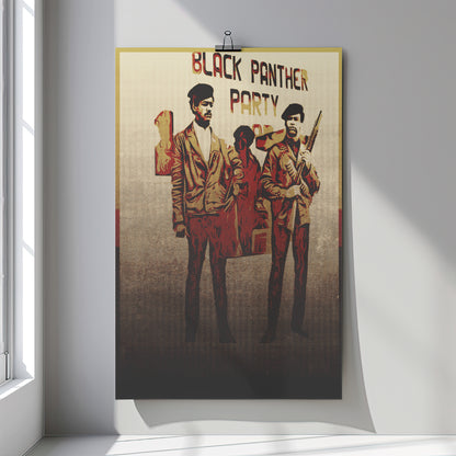 Black Panther Party Halftone Poster