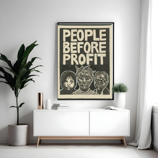 Vintage People Before Profits Digital